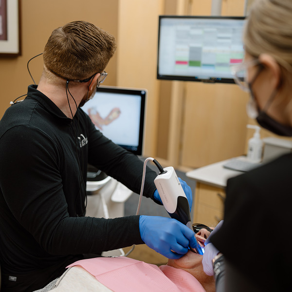 Local dentist using Intra-Oral Camera
